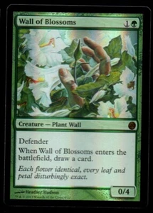 MRM ENGLISH FOIL Wall of Blossoms - Mur de fleurs MTG Magic FTV - Picture 1 of 1
