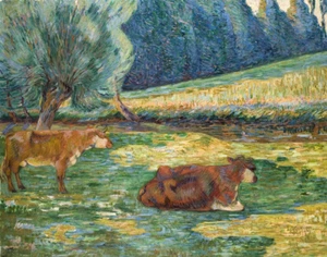 Breton Landscape by Armand Guillaumin Art Print 11"x14" - Imagen 1 de 4