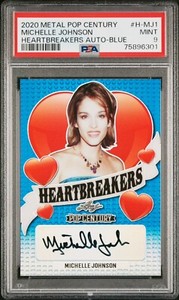 PSA 9 2020 Leaf Pop Century Michelle Johnson Power Rangers  /25 BLUE