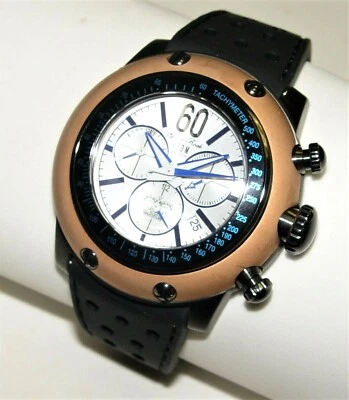 Reloj GLAM ROCK Race Track GR90111 Cronógrafo NEGRO 48MM NUEVO EN CAJA SUIZO Foto 1 de 4