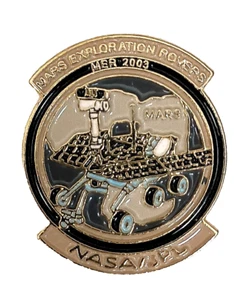 Launch of The Mars Spirit Exploration Rover Space Pin Button NOS New 2003 - Picture 1 of 4