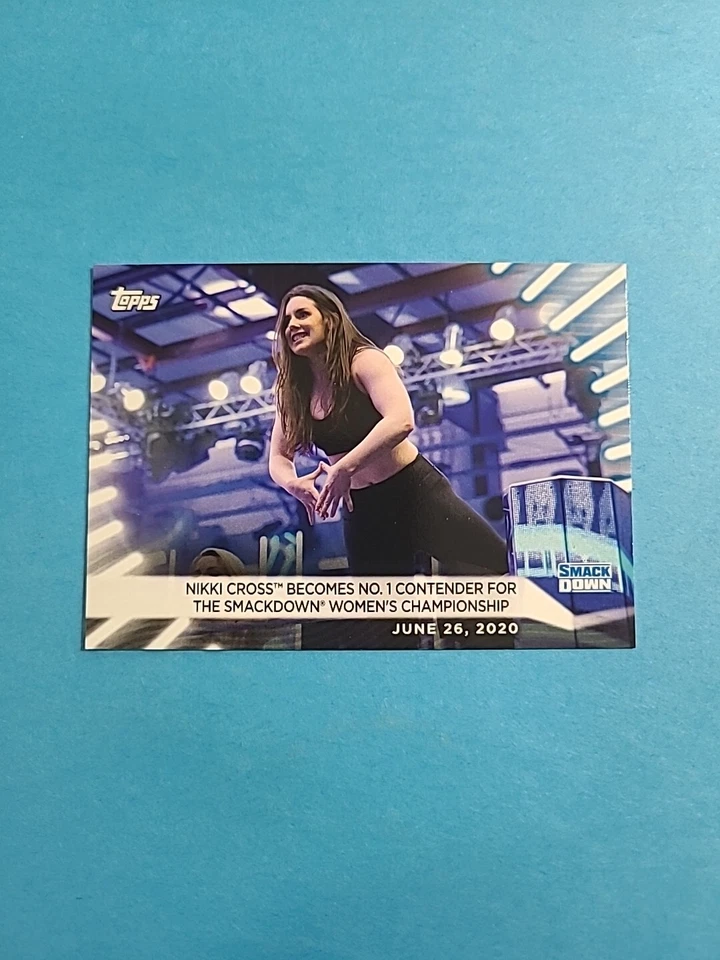 NIKKI CROSS 2021 TOPPS WWE WOMEN'S DIVISION WRESTLING CARD # 33 H8452 - Image 1 of 2