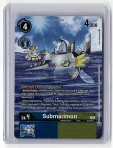 Submarimon BT8-023 U Digimon Card Foil - Foto 1 di 2
