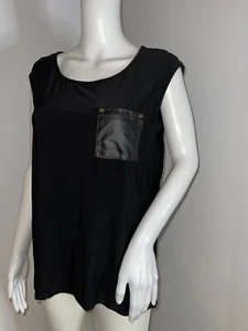 White House, Black Market Black Top Blouse - Picture 1 of 3
