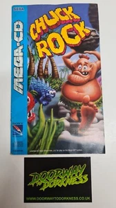 Chuck Rock (Mega-CD) Game Manual Only - Picture 1 of 3