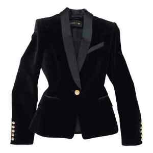 BALMAIN for H&M  Velvet black classic blazer jacket