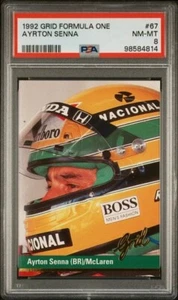 1992 Grid Formula 1 Card Ayrton Senna #67 NM-MT 8 - Picture 1 of 2