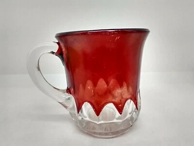 EAPG U.S Glass Ruby Stain Mug - Image 1 of 4