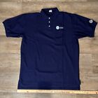 Men’s AT&T CWA Short Sleeve Blue Polo Shirt Business XL VF Image Ships Fast