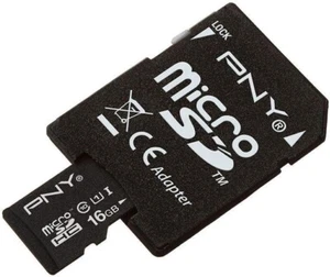 PNY 16GB MICRO SD HC PERFORMANCE CARD ~NEW IN PACKAGE - Picture 1 of 2