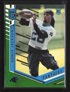 2018 Donruss Elite Green Donte Jackson RC #135 Carolina Panthers