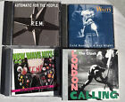 The Clash, REM, Tom Waits 4 CD lot. rare and out of print
