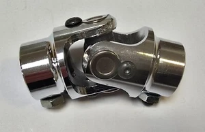 Universal 3/4DD to 3/4DD Chrome Steering Universal Joint Hot Rod - Picture 1 of 5