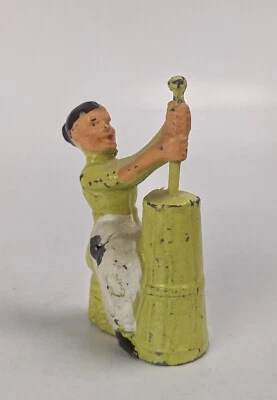 Figura Manoil Happy Farm Series Mujer CON Plomo Batidora de Mantequilla 41/33  Foto 1 de 2
