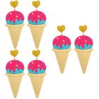  3 Pairs Earrings for Teen Girls Dangling Cute Miss Wild Ice Cream