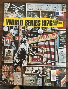 1976 NEW YORK Yankees CINCINNATI REDS Official WORLD SERIES Program BENCH Rose - Picture 1 of 6
