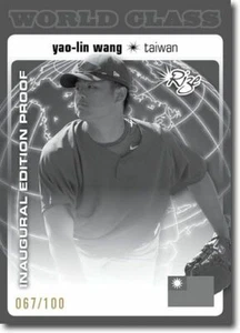 YAO-LIN WANG 2012 Rize Rookie Inaugural Edition PROOF WORLD CLASS RC #/100 - Picture 1 of 2
