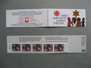 GERMANY BERLIN, privat booklet CARITAS, weihnachtsmarke 1983 MNH, 3 kings - Picture 1 of 1