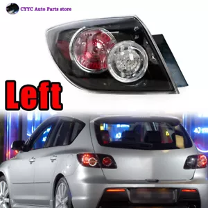 Outside Tail Light Left For Mazda 3 BK Hatchback 2004-2010 Rear Brake Lamp - Picture 1 of 13