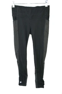 ATHLETA Dot Be Free Reflective Leggings Yoga Pants Black Pockets Size XS - Picture 1 of 5