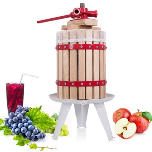 1.6 Gallon Fruit Wine Press Cider Apple Grape Crusher Juice Maker Tool - Picture 1 of 12