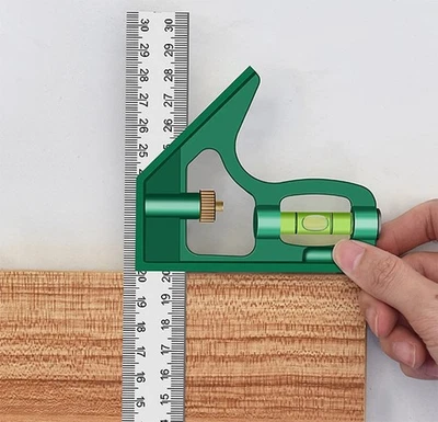300mm Combination Square Ruler Adjustable Right Angle Guide Stainless steel  ↑ - Image 1 of 4
