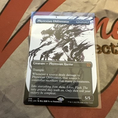MTG Phyrexian Obliterator (Showcase) Phyrexia: All Will Be One Regular #308 - Image 1 of 2