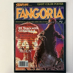 Vintage FANGORIA #1 First Premier Issue 1979 Godzilla mit Poster Alien Galactica - Bild 1 von 21