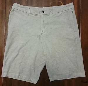 Lululemon Mens Commission Short Golf Relaxed *Qwick Oxford Grey See Measurements - Picture 1 of 12