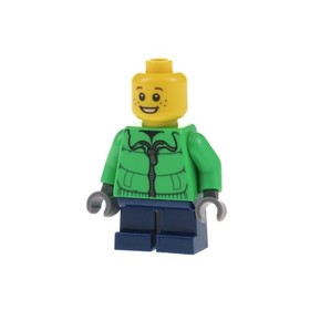 1x Lego Minifigure City Man Boy Winter Jacket 60023 10249 4428 hol065 cty0336