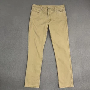 Levis Jeans Mens 34x34 (Fits 34x31) Khaki Brown 511 Slim Straight Stretch Denim - Picture 1 of 11