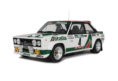 OTTOMOBILE 1:12 - G093 - FIAT 131 ABARTH WHITE M.ALEN RALLYE PORTUGAL 1978 - Immagine 1 di 3