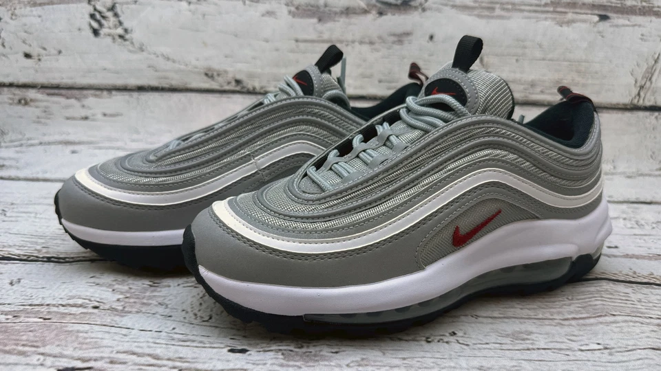 Nike Air Max 97 Golf Shoes Mens Size 5 Silver Bullet Metallic WMNS 7 CD7538-001 - Image 1 of 4