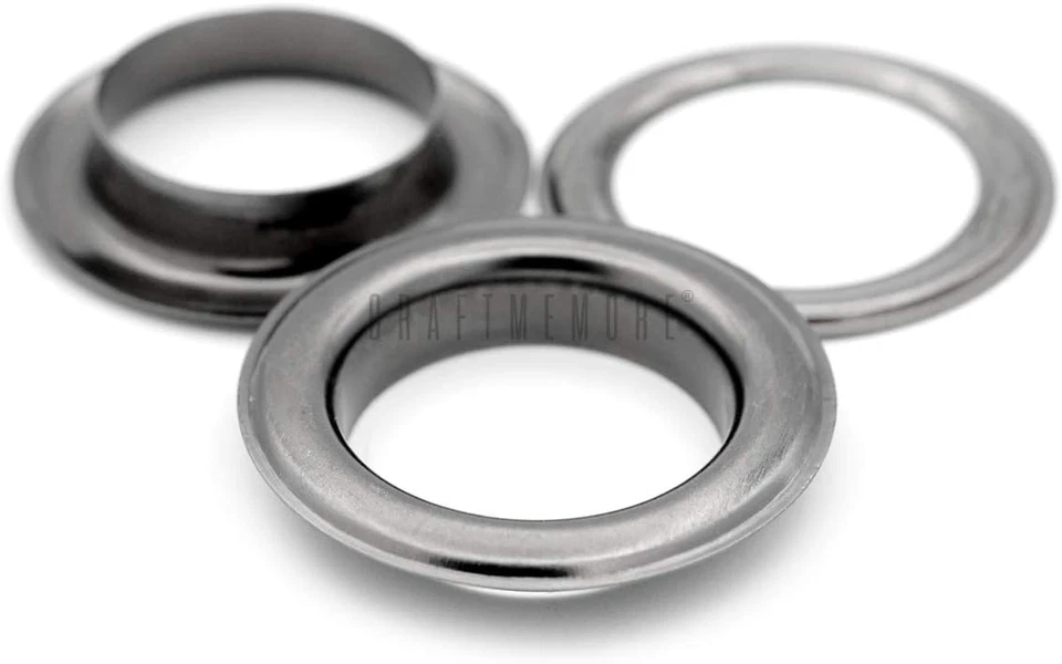 1 дюйм отверстие 10 комплектов люверсов люверсов со шайбами для кожи, брезента, холста (пистолет - Изображение 1 из 4