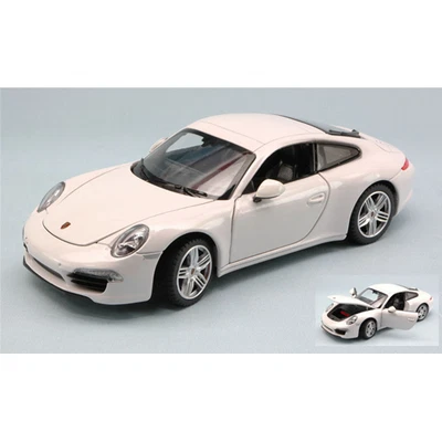 PORSCHE 911 3.8 CARRERA S 2011 WHITE 1:24 Rastar Auto Stradali Modellino Nuovo - Immagine 1 di 3