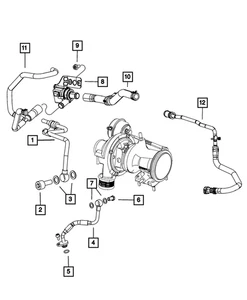 Genuine Mopar Auxiliary Coolant Pump 4893136AC - Picture 1 of 1