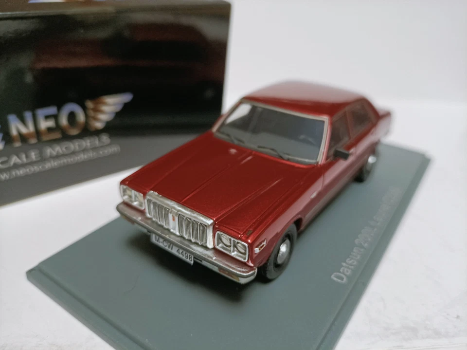 NEO 1/43 Scale Models Datsun 200L Laural C230 RED Resin car model - Image 1 of 4