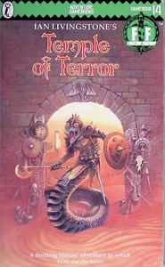 Fighting Fantasy 14 - Temple of Terror- 1./6. (Green Zigzag Edition) - B+/A-/B+ - Picture 1 of 8
