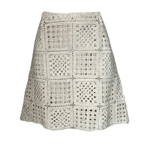 Holzweiler Mini Crochet Prairie Cottage Modern Chic Organic Cotton Skirt S £225 - Picture 1 of 20