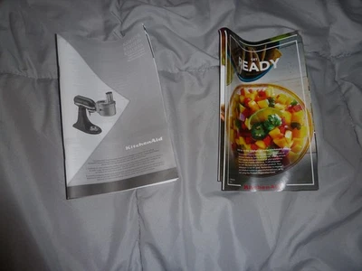 KitchenAid KSM2FPA KSM1FPA KSM3FPA Manual Get Ready for Food Processor Mixer - Image 1 of 2