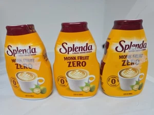 Monk Fruit flüssiger kalorienfreier Süßstoff Tropfen 3,38 Unzen Flasche (3er Pack) Ablaufdatum 05/27 - Bild 1 von 3