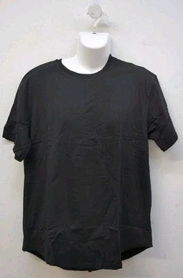 Camiseta masculina manga curta Urban Crews ajuste regular gola redonda GG preta - Imagem 1 de 4