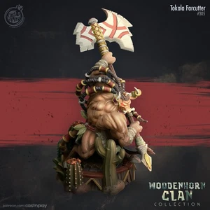 Minotaur Barbarian miniature - CastnPlay - DnD miniatures - Role Playing Game - - Picture 1 of 3