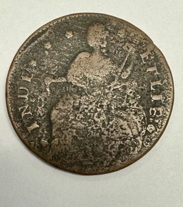 Circa 1785-1788 Connecticut Colonial Copper Coin! No Reserve Auction - Picture 1 of 4