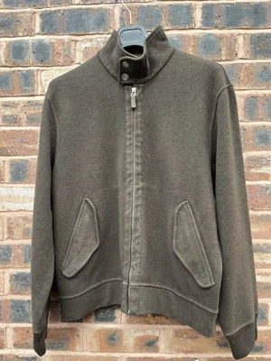 Vintage CP Company Made In Italy Wool/Cotton Dark Green  Zip Jacket Medium - Image 1 of 4