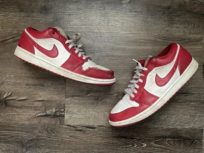Air Jordan 1 Low "GYM ROJO BLANCO" 2020 - Talla 10.5 Hombre -553558-611 Se envía lo antes posible Foto 1 de 4