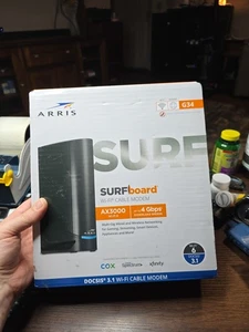 ARRIS SURFboard DOCSIS 3.1 Gigabitowy modem kablowy i router AX3000 WLAN 6 - czarny - Zdjęcie 1 z 24