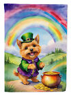 Norwich Terrier St Patrick's Day Flag Canvas House Size Dac5581Chf