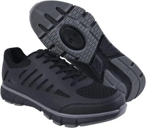 Sundried Indoor Spin Fahrradschuhe Unisex Turnschuhe klassische Schnürung schwarz Größe UK6,5 - Bild 1 von 8