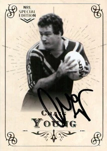 Signed 2018 St George Dragons NRL TLA Glory Special Edition Card - Craig Young - Bild 1 von 3